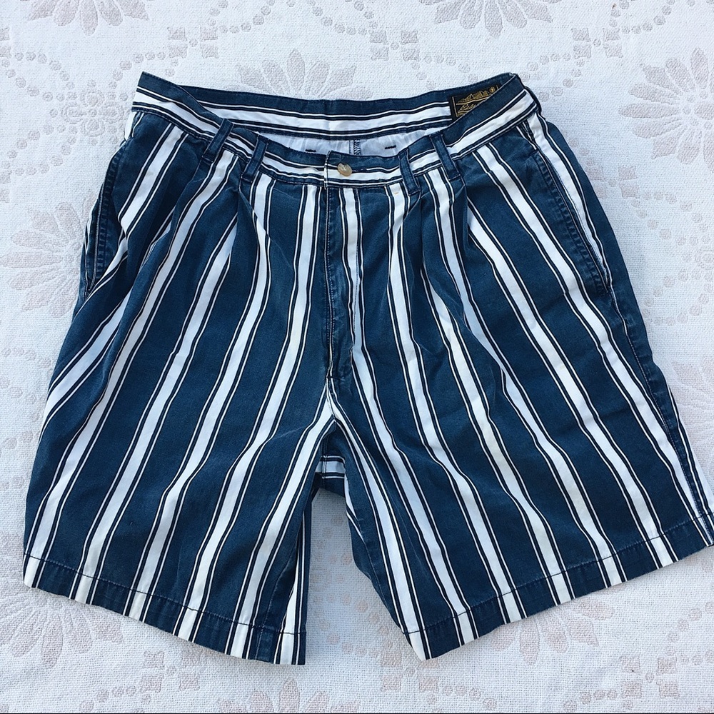 Vintage Eddie Bauer Striped Shorts